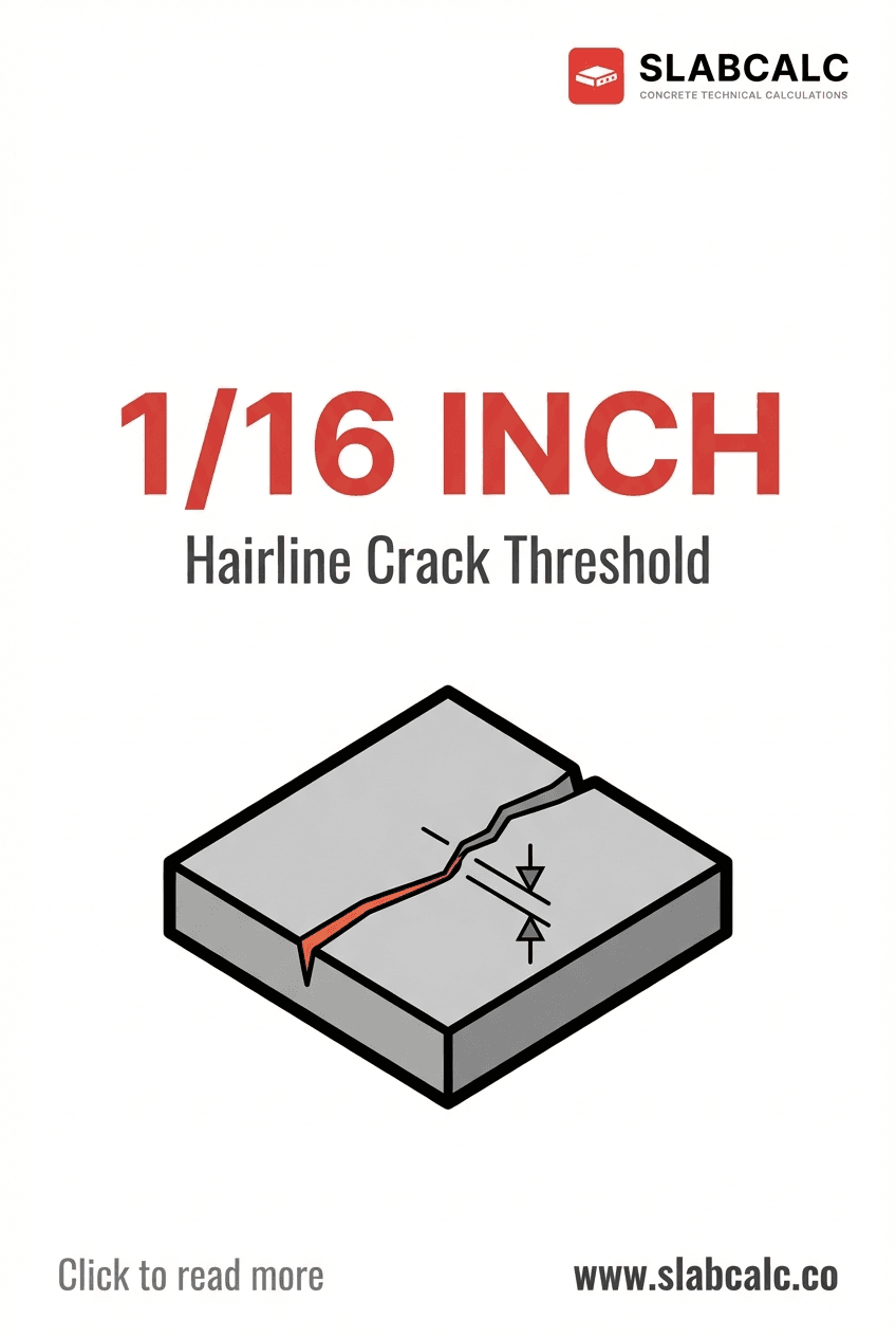 Close-up comparison of hairline crack versus wider structural crack on concrete slab surface